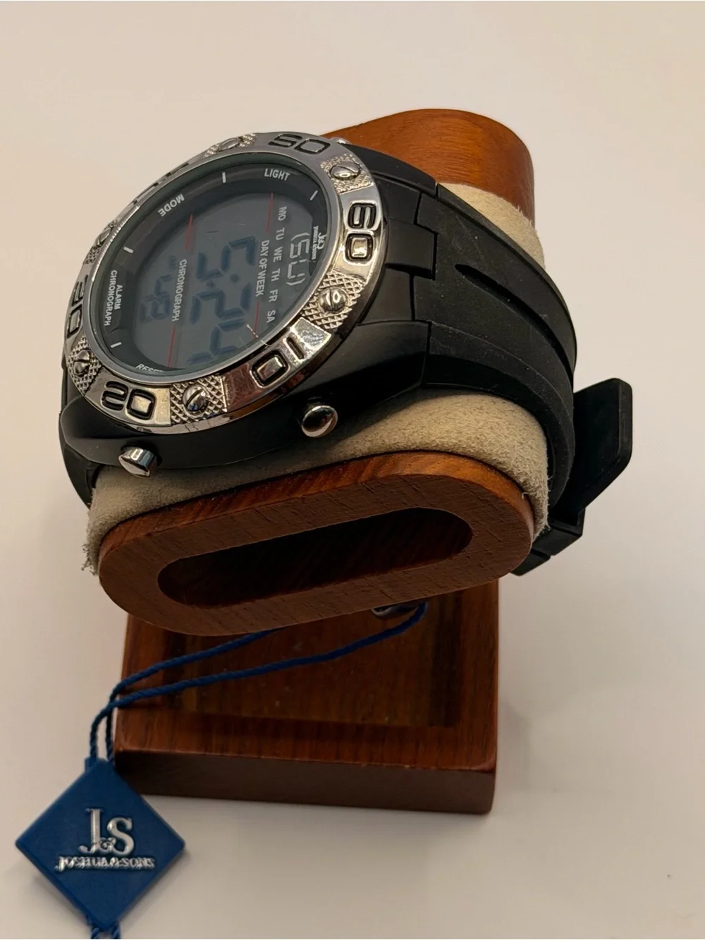 Joshua & Sons JS66GY Quartz Digital Watch, with Tags, 262$